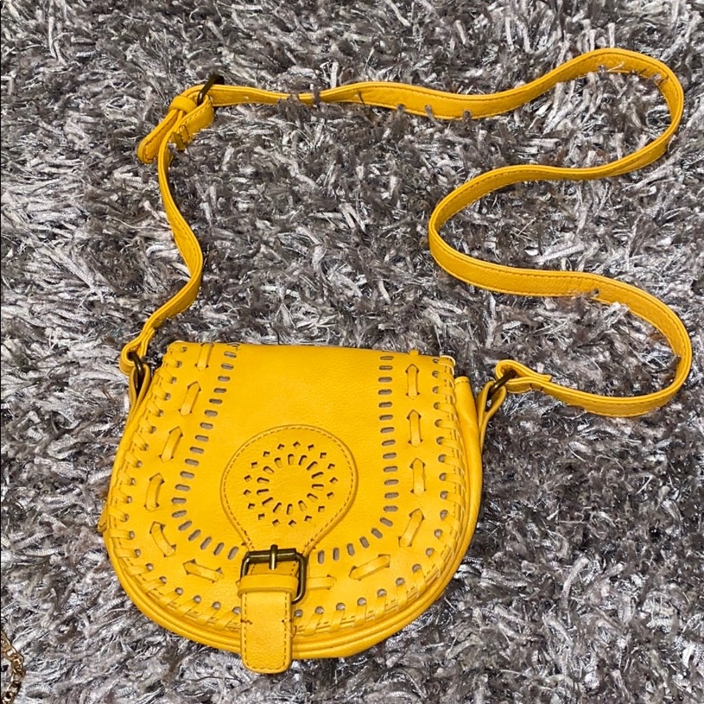 mustard yellow purse